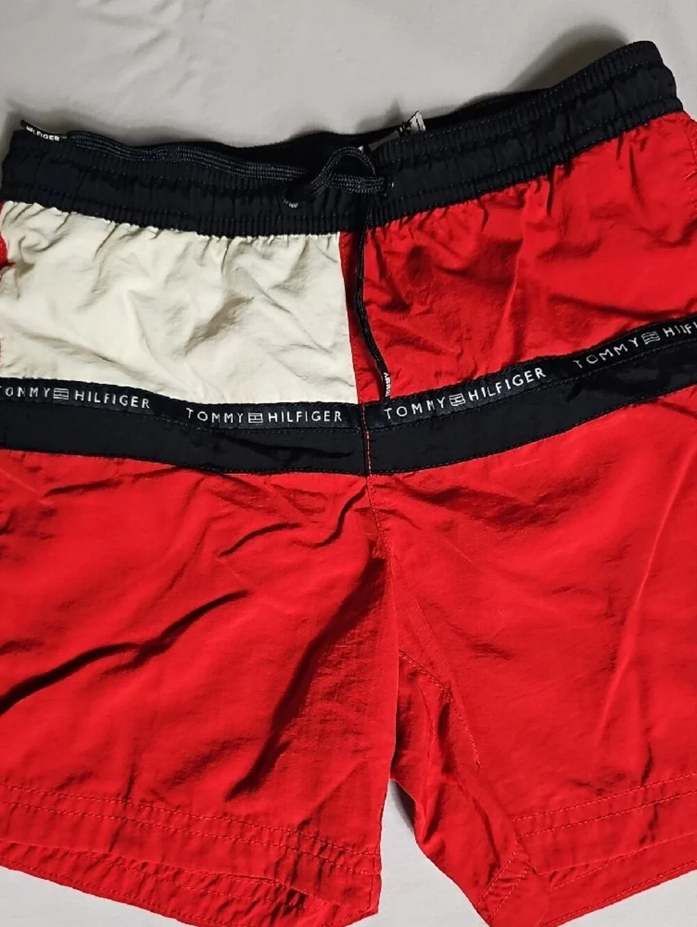 Tommy Hilfiger Red, Navy & White Boy Hybrid Shorts